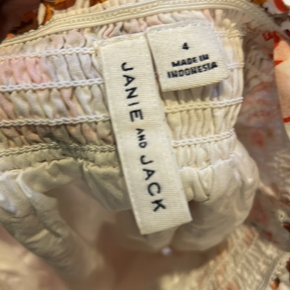 Janie and Jack Girls Floral Cotton Tank Top Size 4 - Picture 6 of 7